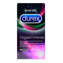 Préservatifs Orgasm'intense perlés et nervurés X10