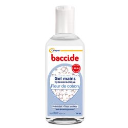 Baccide Gel Main désinfectant peaux sensibles Fleur de Coton (100 ml)