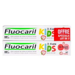 Fluocaril Kids Gel Fraise 50Ml X2