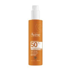 Avène Spray Solaire SPF50 haute protection, 100% invisible, toucher sec (200 ml)