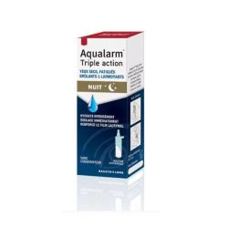 Aqualarm Triple Action Nuit yeux secs, fatigués, brûlants & larmoyants (10 ml)