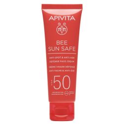 BEE SUN SAFE Crème Visage Defense Anti-tache & Anti-âge SPF50