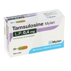 TAMSULOSINE VIATRIS L.P. 0,4 mg, 30 gélules à libération prolongée