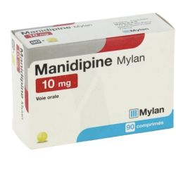 Manidipine 10 Mg Viatris 30 comprimés