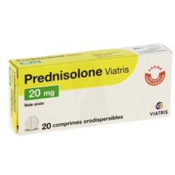 Prednisolone 20 mg Viatris 20 Comprimés Orodispersibles