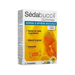 3C Pharma Sedabuccil Gommes Citron (24 gommes)