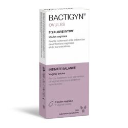 Bactigyn Ovule Equilibre Intime traitement et prévention infections vaginales (x7)