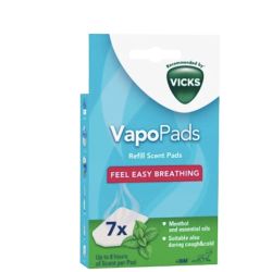 Vicks Vapopads Menthe, 7 tablettes