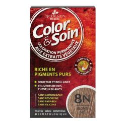 COLOR & SOIN Coloration permanente 8N  Blond