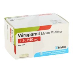 Verapamil Viatris Lp 240 mg, 90 comprimés sécables