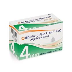 BD Micro-Fine Ultra Pro aiguilles à stylos 0.23 mm (32G) x 4 mm (x100)