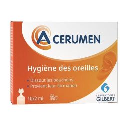 Gilbert A-Cerumen Soin Auriculaire Formule Colorée (10 x 2 ml)