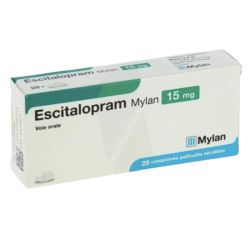 Escitalopram Viatris 15 mg Comprimé Pelliculé sécable Plaquette 28X1