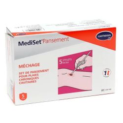 Hartmann MediSet Méchage Set de Pansement plaies chroniques cavitaires X5