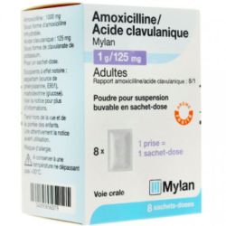 Amox/Ac Clav Myl 1G/125Mg Pd Subu Sa-D Ad B/8