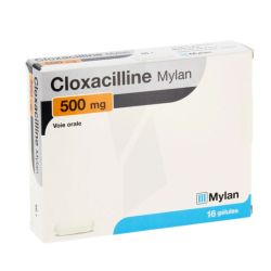 Cloxacilline 500Mg Mylan Gel 16