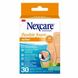 Nexcare Activ Pansements en mousse flexible (Assortiment de 30)