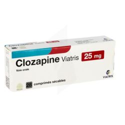 Clozapine 25Mg Viatris Cpr Secable28