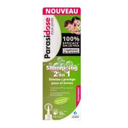 Parasidose shampooing 2 en 1 poux et lentes 100Ml