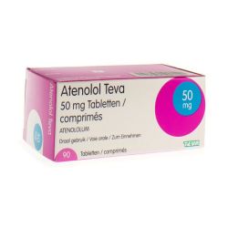 Atenolol 50Mg Teva Cpr Secable 90