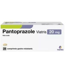 Pantoprazole 20 mg Viatris 28 comprimés