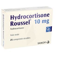 Hydrocortisone 10Mg Roussel Cpr 25