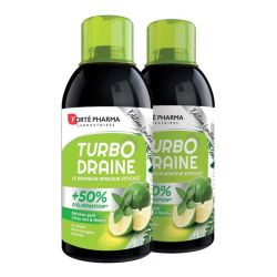 Turbodraine draineur minceur à boire Citron Vert & Menthe (2 x 500 ml)