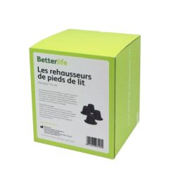 Réhausseurs de pieds de lit - Hauteur 14 cm