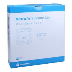 Biatain Silicone Lite pansement hydrocellulaire 12,5 x 12,5 cm (x10)