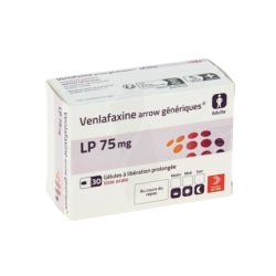 Venlafaxine Lp 75 mg Arrow, 30 gélules