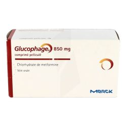 Merck Glucophage 850 mg (Boîte De 30 Comprimés)