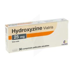 Hydroxyz Viatris 25Mg Cpr Pesé Plq/30