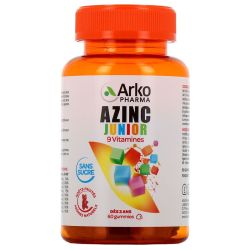 Multivit Azinc Junior 9 Vitamines Gommes Goûts Fruités x60