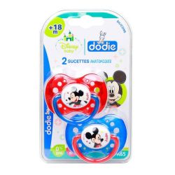 Dodie Sucette Anatomique +18M Mickey A65 X2