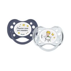 Dodie Sucette anatomique en Silicone Le Petit Prince Mouton 6+ mois (lot de 2)