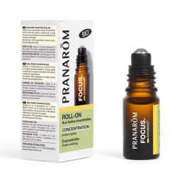 Aromaboost Focus Roll-On aux huiles essentielles concentration Bio (5 ml)