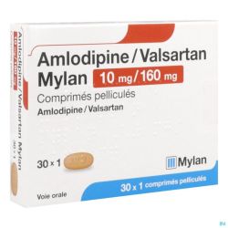 Amlodipine/Valsa 10/160Mg Viatris 30X1