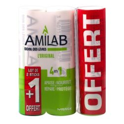 AMILAB Stick pour lèvres Trio 47g x 3