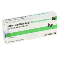 L-Thyroxin Henning 175 Μg Comprimé Sécable Plaquette/100