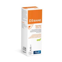 PiLeJe D3 Biane Spray 1000 UI vitamine D maintien du système immunitaire (20 ml)