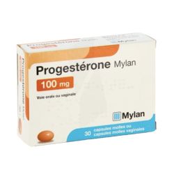 Progesterone Viatris 100 mg 30 capsules