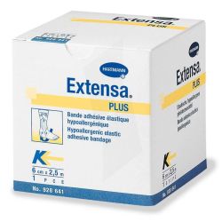 Hartmann Extensa Plus Bande adhésive élastique 6 cm x 2,5 m Blanc