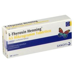 L-Thyroxin 63 Mcg Henning Comprimé Sécable 100