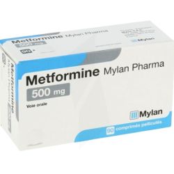 Metformine Viatris 500 mg 90 comprimés pelliculés