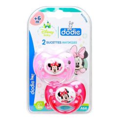 Dodie Sucette Anatomique +6M Minnie A64 X2