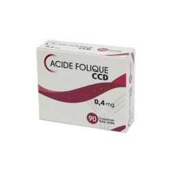 Acide Folique 0,4Mg Ccd Cpr 90