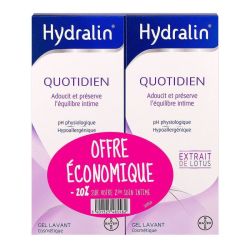 Hydralin Quotidien Gel Lavant Intime 200Ml*2