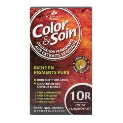 COLOR & SOIN Coloration Permanente 10 R Rouge Flamboyant