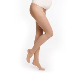 Sigvaris Maternité Transparent Collant de contention (Beige, Taille M, Normal)