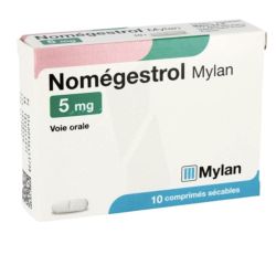 Nomegestrol 5 mg Viatris 10 comprimés sécables